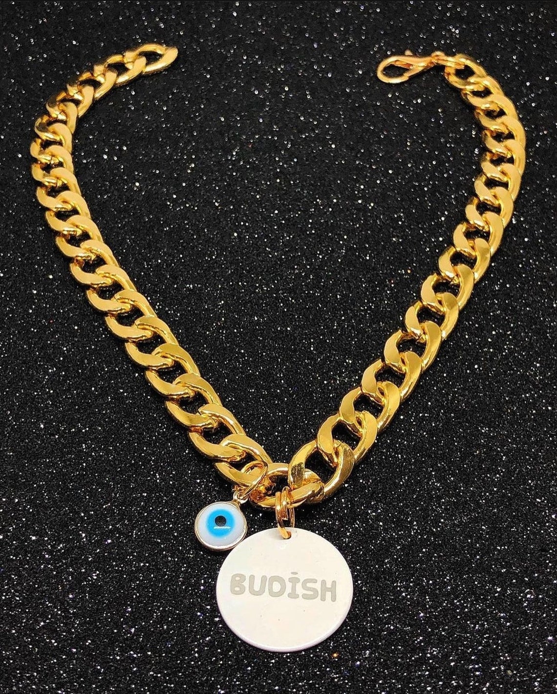 Cat Collar Personalized Chain Cat Collar Breakaway Gold Cat Etsy