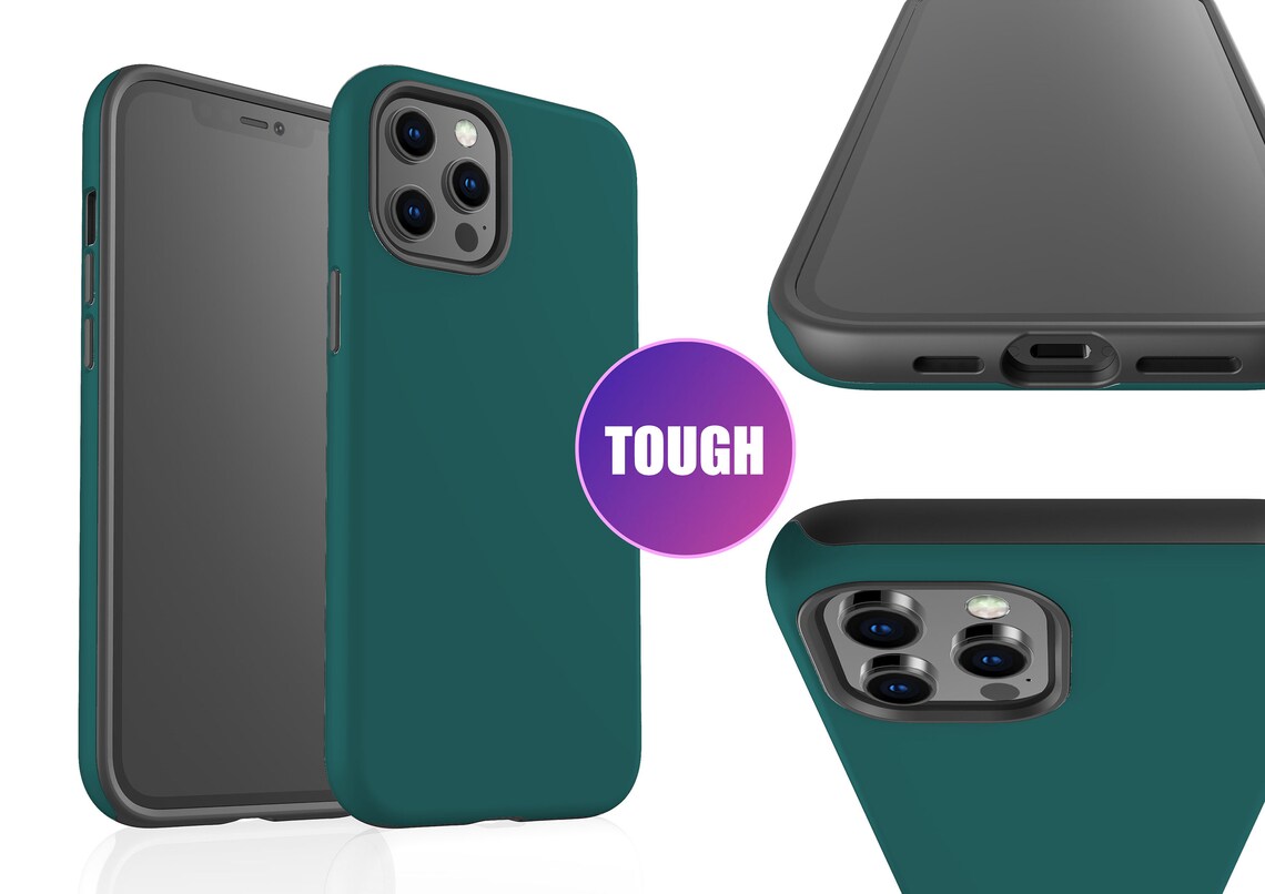 Dark Teal iPhone 12 Pro Max Phone Case iPhone 12 Mini iPhone Etsy
