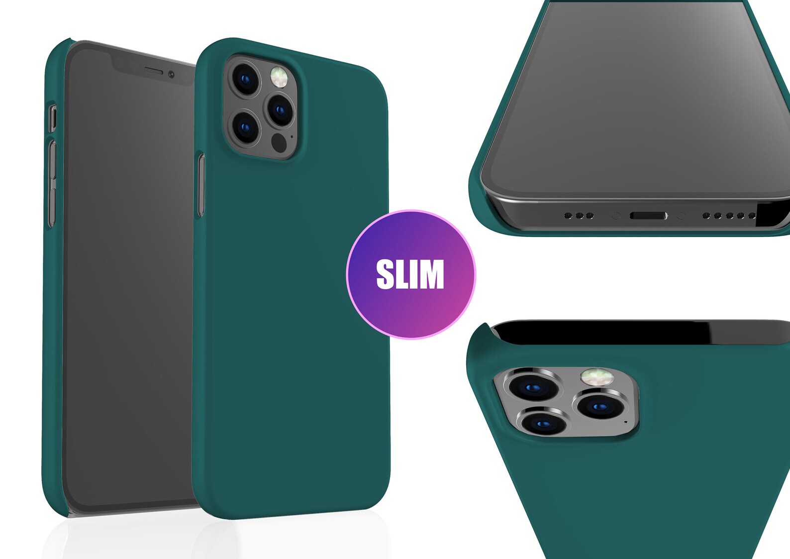 Dark Teal Iphone 12 Pro Max Phone Case Iphone 12 Mini Iphone Etsy