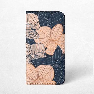 Funda de teléfono con tarjeta de billetera floral para iPhone 15, 14, 13 Pro Max, 15, 14 Plus, 13, 12 Mini, 11, Samsung S23 Ultra, S22, S21 Plus, S20, Note 20