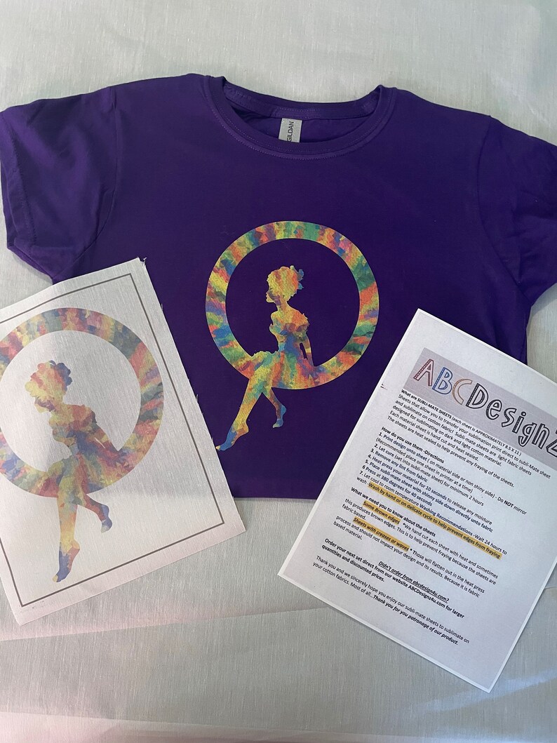 Sublimate Fabric Sheets for Sublimation Printing 10 Pack Essential