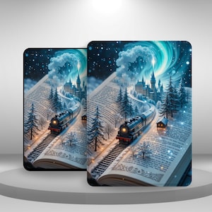 Custodia estetica Fantasy Magic Book per Kindle Paperwhite 12/11, Kindle 11 2024/22, Kindle Scribe/Oasis/Colorsoft, custodia con cinturino da polso