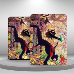 Custodia estetica Spider Fanart per Kindle Paperwhite 12/11, Kindle 11 2024/22, Kindle Scribe/Oasis/Colorsoft, custodia con cinturino da polso