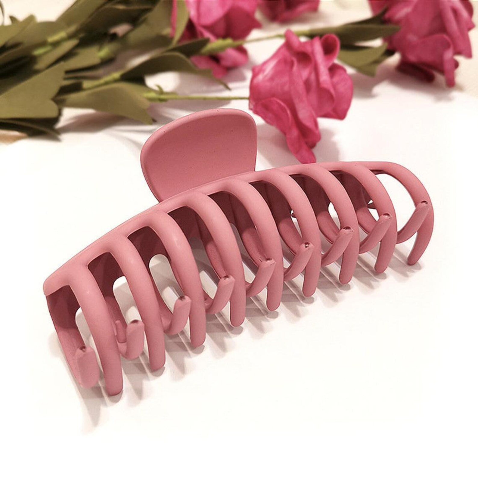 Hair Claw Clips Grip Big x 2 pcs Hair Barrettes NonSlip Etsy