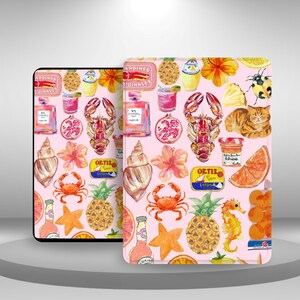 Custodia estetica con motivo collage per Kindle Paperwhite 12/11, Kindle 11 2024/22/10, Kindle Scribe/Oasis/Colorsoft, custodia con cinturino da polso