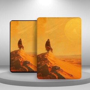 Custodia Dune Fanart Kindle Aesthetic per Kindle Paperwhite 12/11, Kindle 11 2024/22, Kindle Scribe/Oasis/Colorsoft, custodia con cinturino da polso