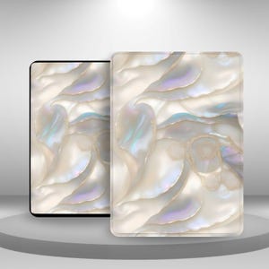 Custodia estetica per Kindle con motivo a perle per Paperwhite 12/11, Kindle 11 2024/22/10, Kindle Scribe/Oasis/Colorsoft, custodia con cinturino da polso