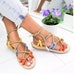 Sandals, Strap Rope Summer Sandals, Women Flip Flops, Beach Shoes, Flax Sandals, Fashion Roman Style 
