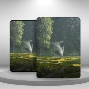 Custodia estetica Fantasy Dragon Art per Kindle Paperwhite 12/11, Kindle 11 2024/22, Kindle Scribe/Oasis/Colorsoft, custodia con cinturino da polso