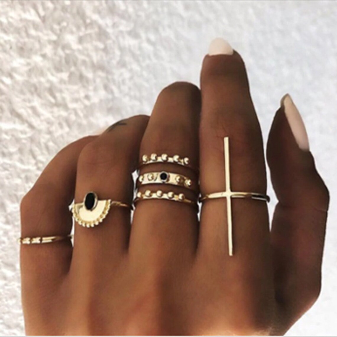 Set Di Anelli Per Tutte Le Dita