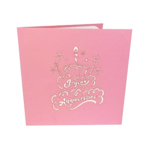 Carte Pop Up Joyeux Anniversaire, Carte Anniversaire 3D, Carte Pop Up Enfant, Cadeaux Surprise, Carte Couleur, Cartes faites à la main image 2