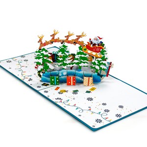 Carte de Noël 3D, Carte Noël Français, Carte joyeux Noël, Cadeau Noël Enfant, Carte fait main image 4