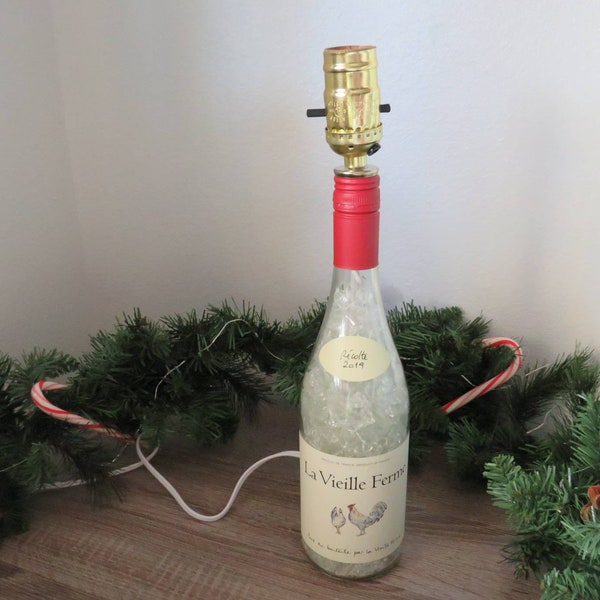 Wine Bottle Lamp Etsy
