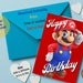 Printable Super Mario Birthday Card Happy Birthday Fun Card Kids ...