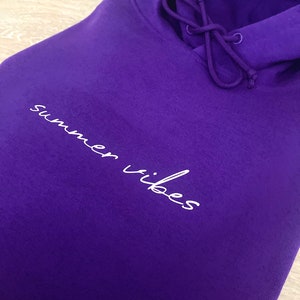Summer vibes Hoodie, Summer, Hoodie, Statement, Gift, Sommer Pullover, Sommer Hoodie