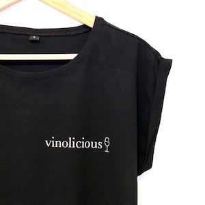 vinolicious- T-Shirt, Wine T Shirt, Wine Shirt, Fashion Shirt, Women&#39;s T-Shirt, Everyday, Gift, Vino