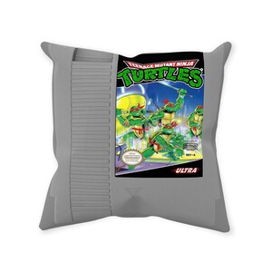 TMNT Nes Cartridge Pillow