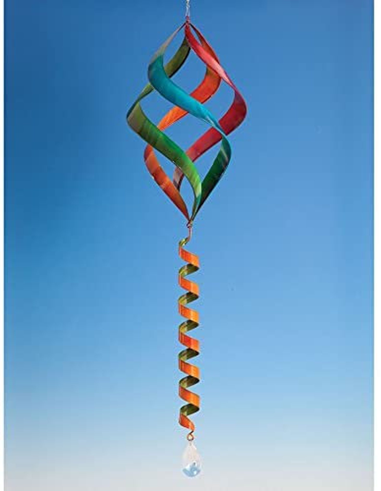 Unique Metal Spiral Rainbow Spinner Hanging Wind Spinner Etsy
