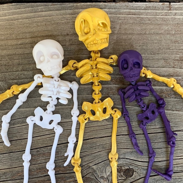 Flexi Skeleton 3D Printed