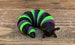 Customizable Multi-Color Articulated Slug 3D Printed.  Choose your own 2 or 3 color Slug! 