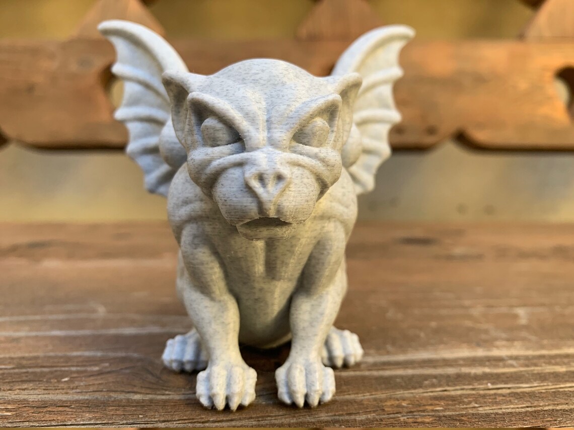 Cute Gargoyle 3D Printed Etsy