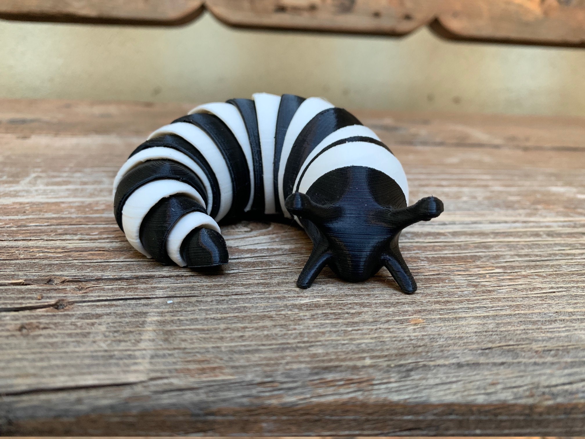 Zebra Slug 3D Printed Articulated Slug