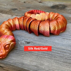 3D Printed Articulated Ball Python - Etsy