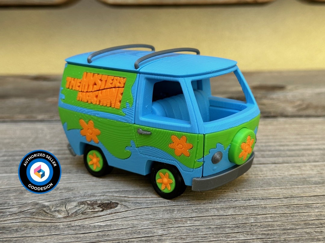 Mystery Machine 3D Printed - Etsy
