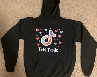 tik tok hoodie kids