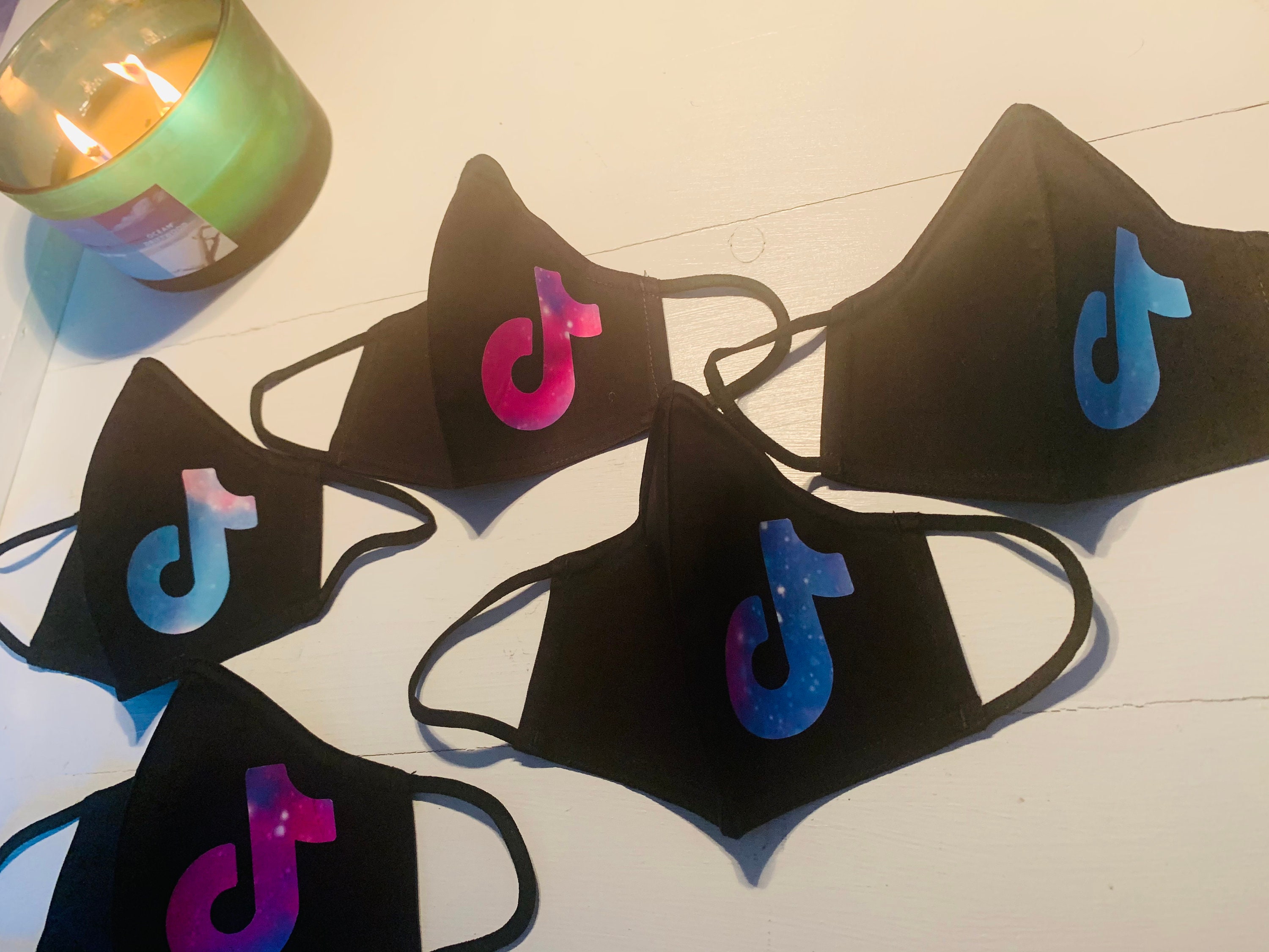 Kids Tik Tok mask washable reusable nose adjustment | Etsy