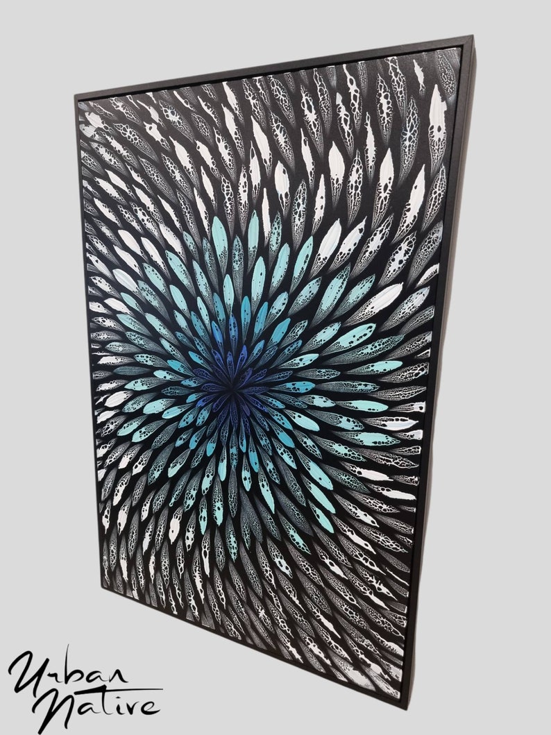 Hand Painted Acrylic Wall Artaboriginal Art Designabstract Etsy