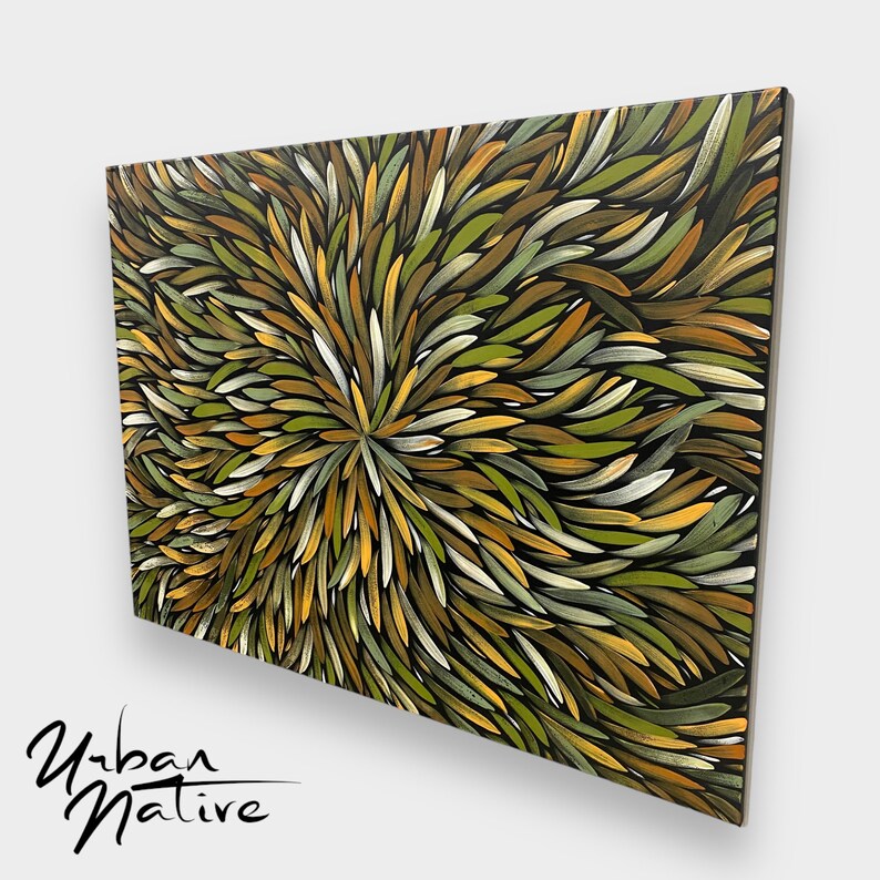 Handpainted Acrylic Wall Art Aboriginal Design Abstract Etsy Australia