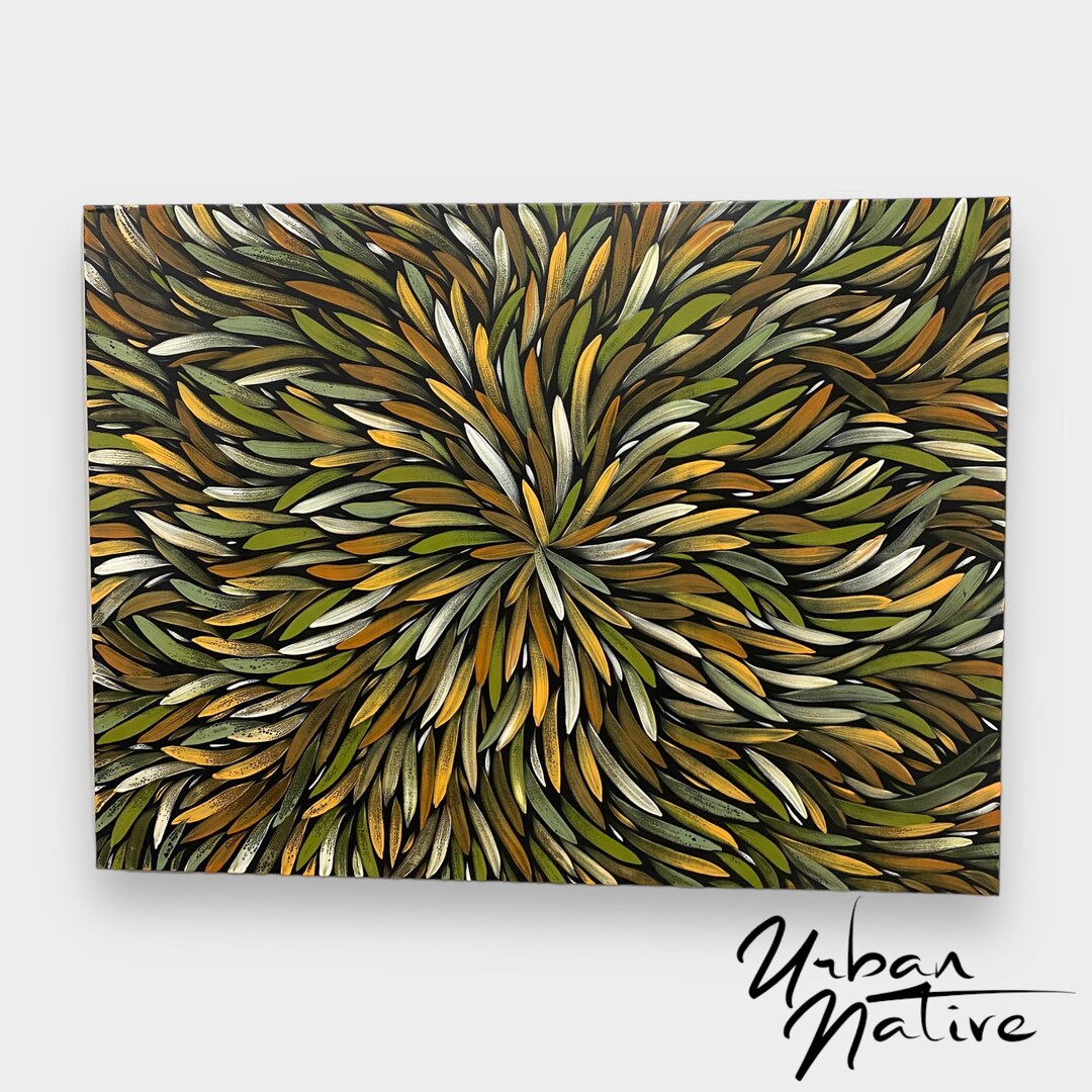 Handpainted Acrylic Wall Art Aboriginal Design Abstract Etsy Australia