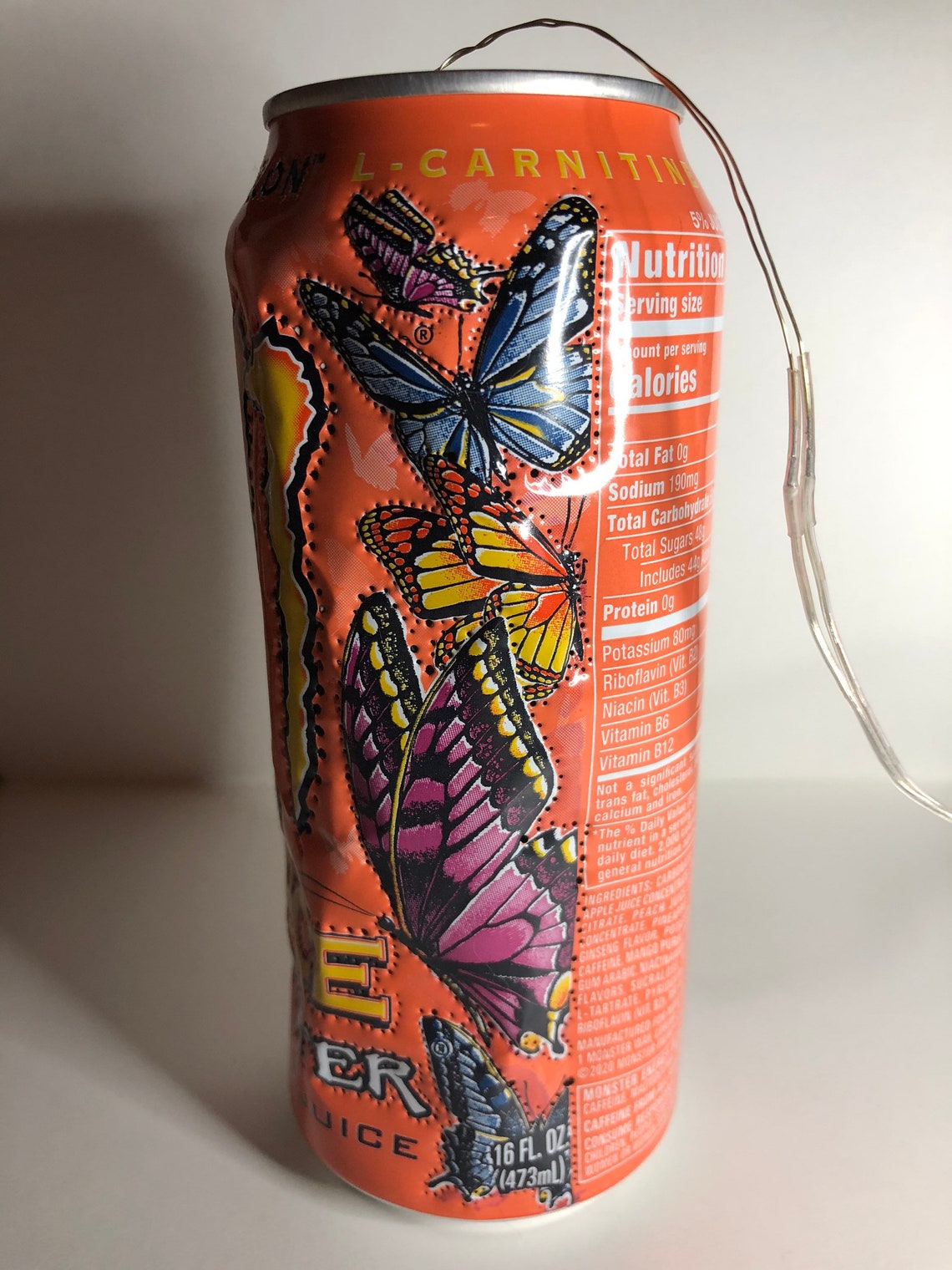 Monster can lamp/night light Etsy