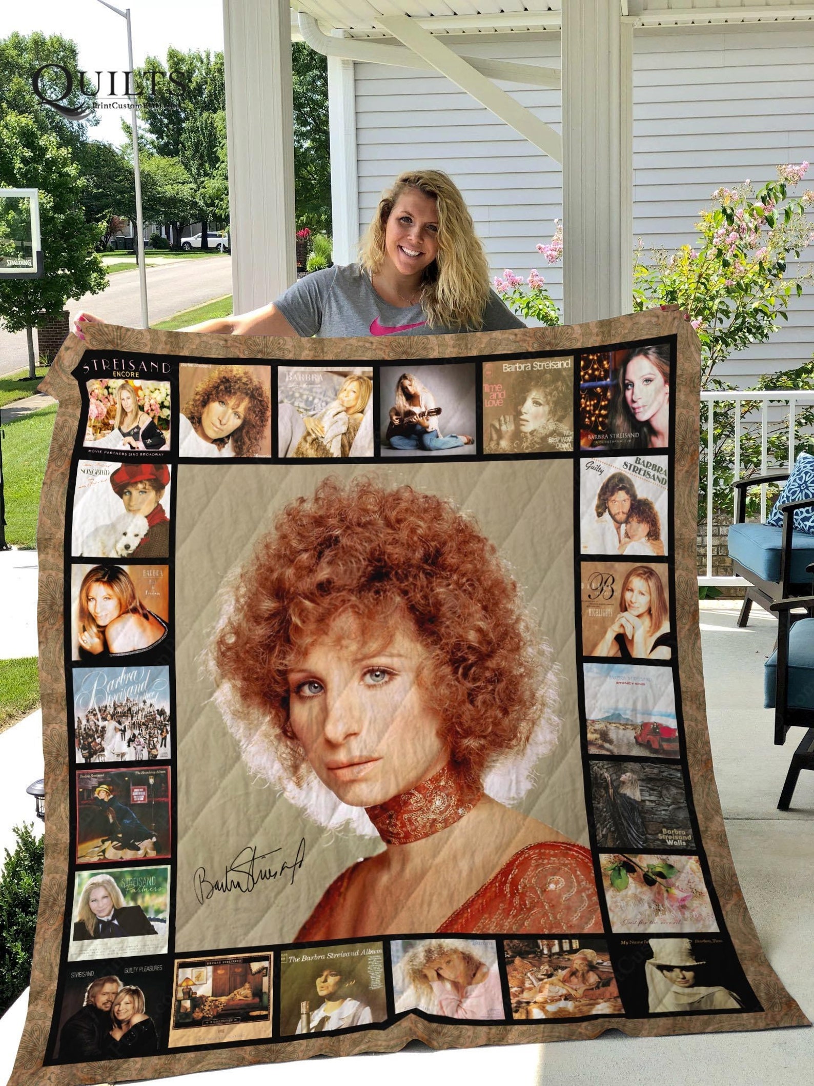 Barbra Streisand Best Albums Quilt Blanket Ver 04 Bedding | Etsy