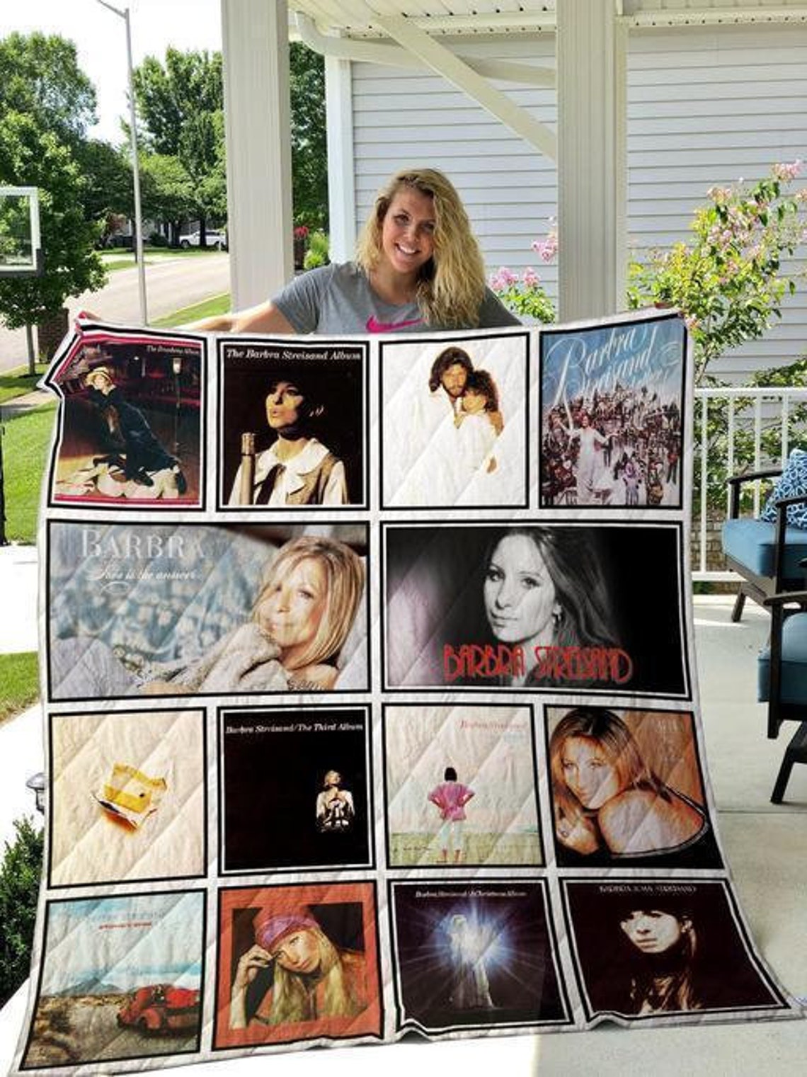 Barbra Streisand Albums Cover Quilt Blanket Ver 02 Bedding | Etsy