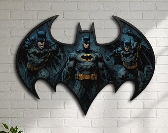 Fledermaushöhle Schild Aus Gusseisen | Batman „Bat Cave“ Wanddekoration Für Tür, Wand Oder Tor - Ideal Für Schlafzimmer & Männerhöhle