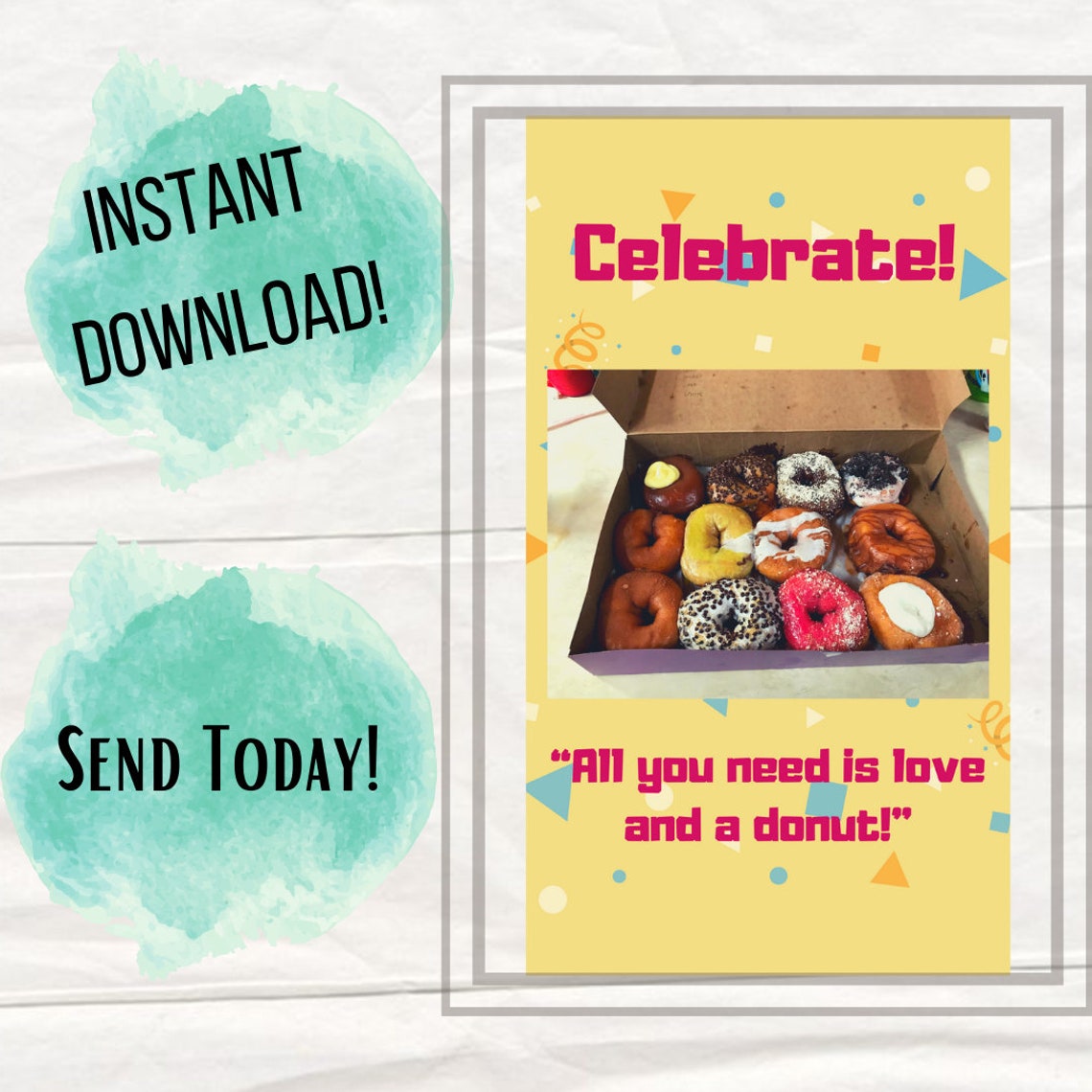 Electronic Congratulations Card Digital Birthday Card SMS