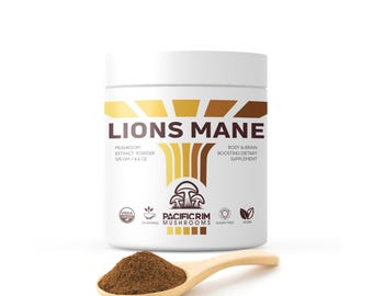 Supplément d'extrait de champignon Lions Mane en poudre