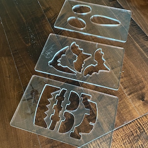 Monster Jack-O-Lantern Face Templates (3 Pack)
