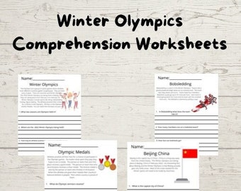 olympic worksheets etsy uk