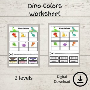 Learning & School Toys Kindergarten Matching and Identifying Colors ...