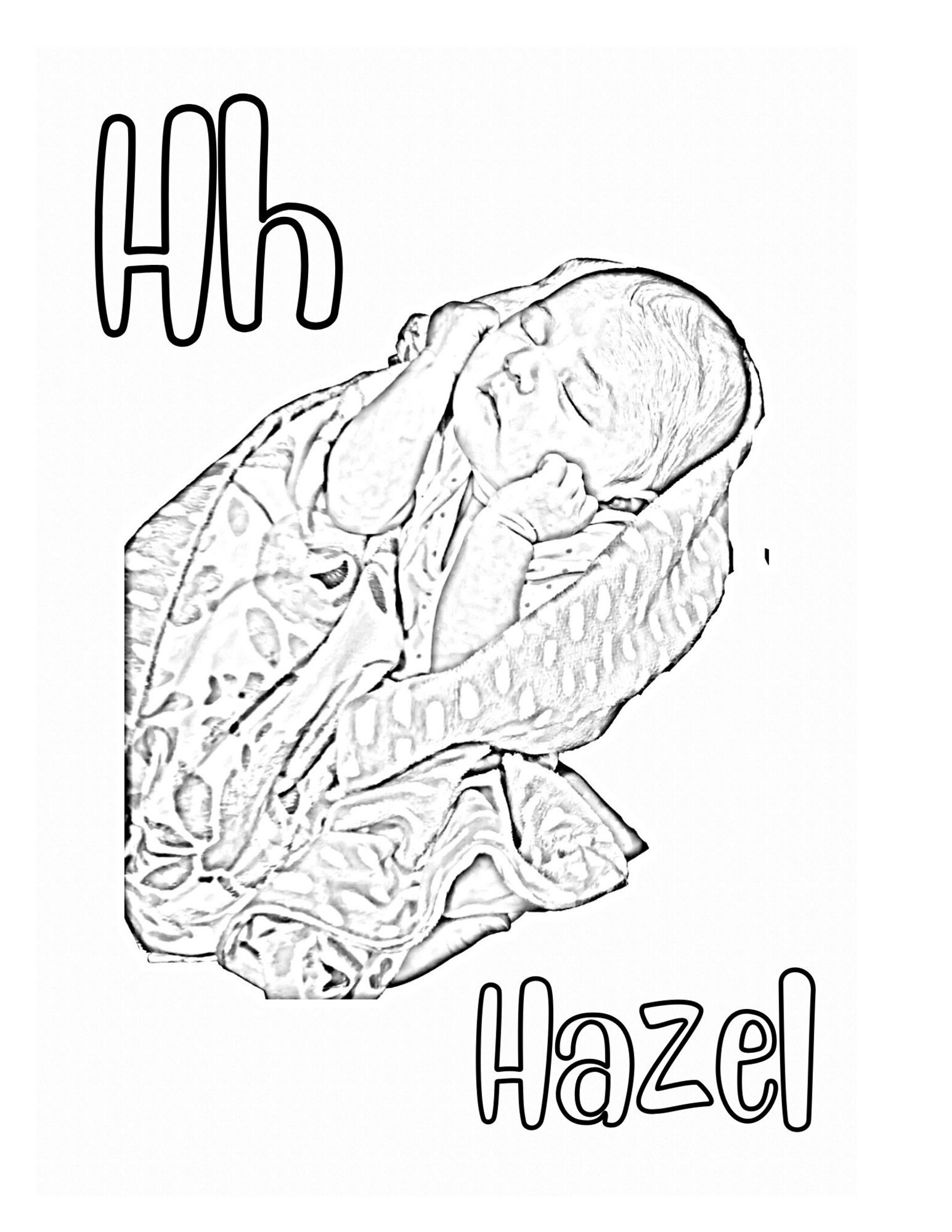 Printable Coloring Book | Personalized Printable Coloring Book | Includes 3 Custom Pages ...