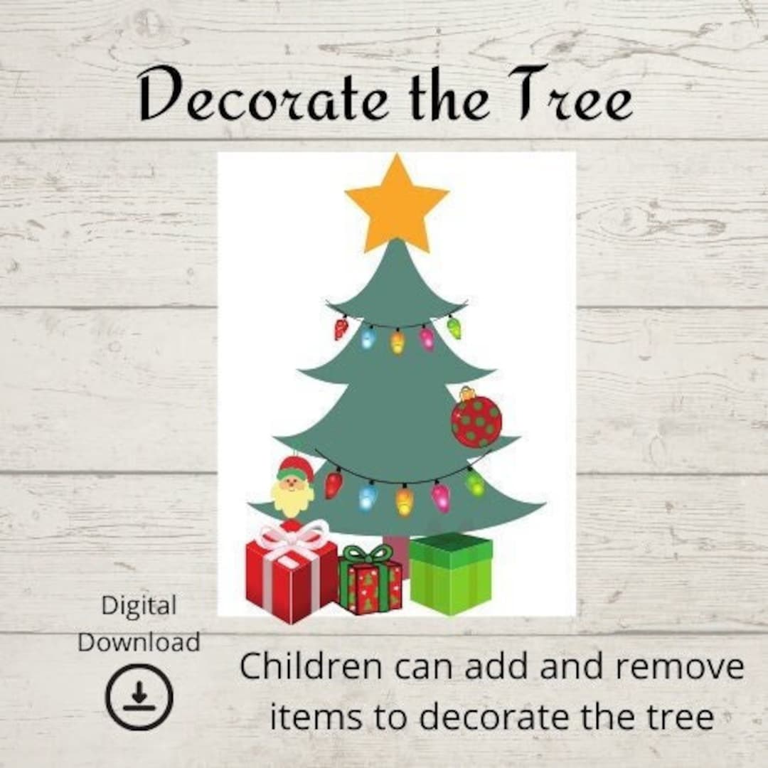 Homeschool Printables | Pre-k-toddler Learning | Christmas Themed ...