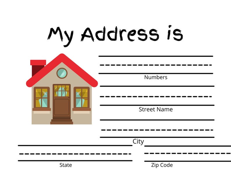 Learning Binder | Personal Information Busy Binder | Preschool Learning | Kindergarten Learning | Special Education Learning | Printable image 7