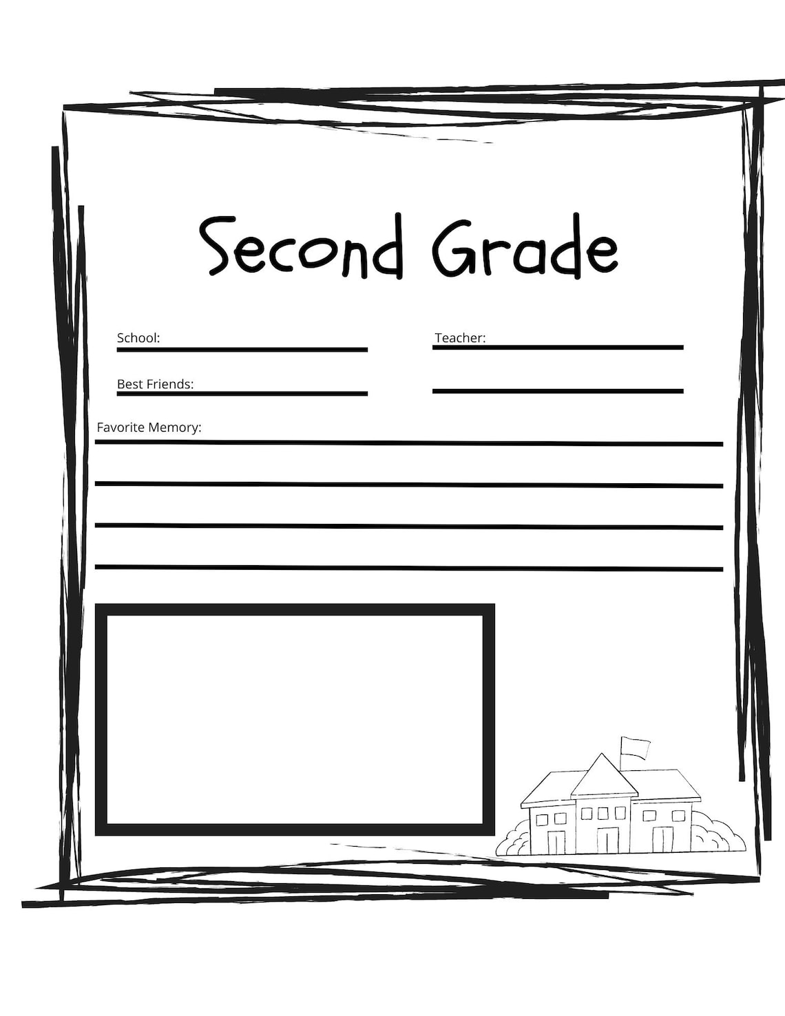 Learning Printable | School Memory Book | K-12 Memories | Homeschool ...