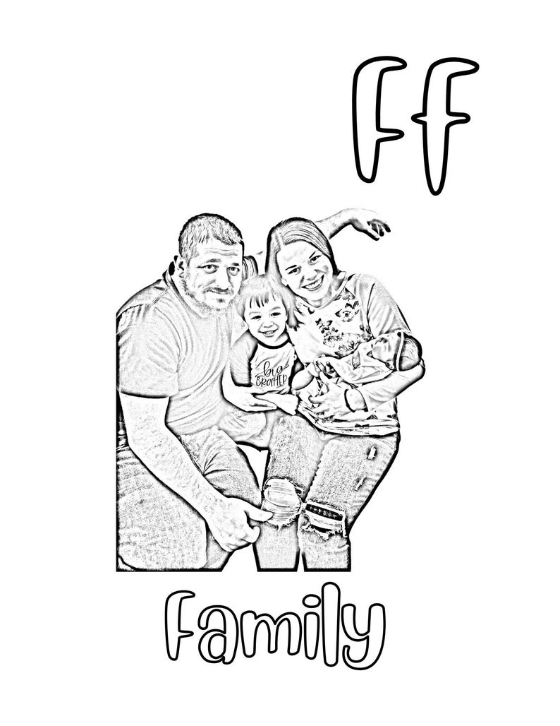 Printable Coloring Book | Personalized Printable Coloring Book ...