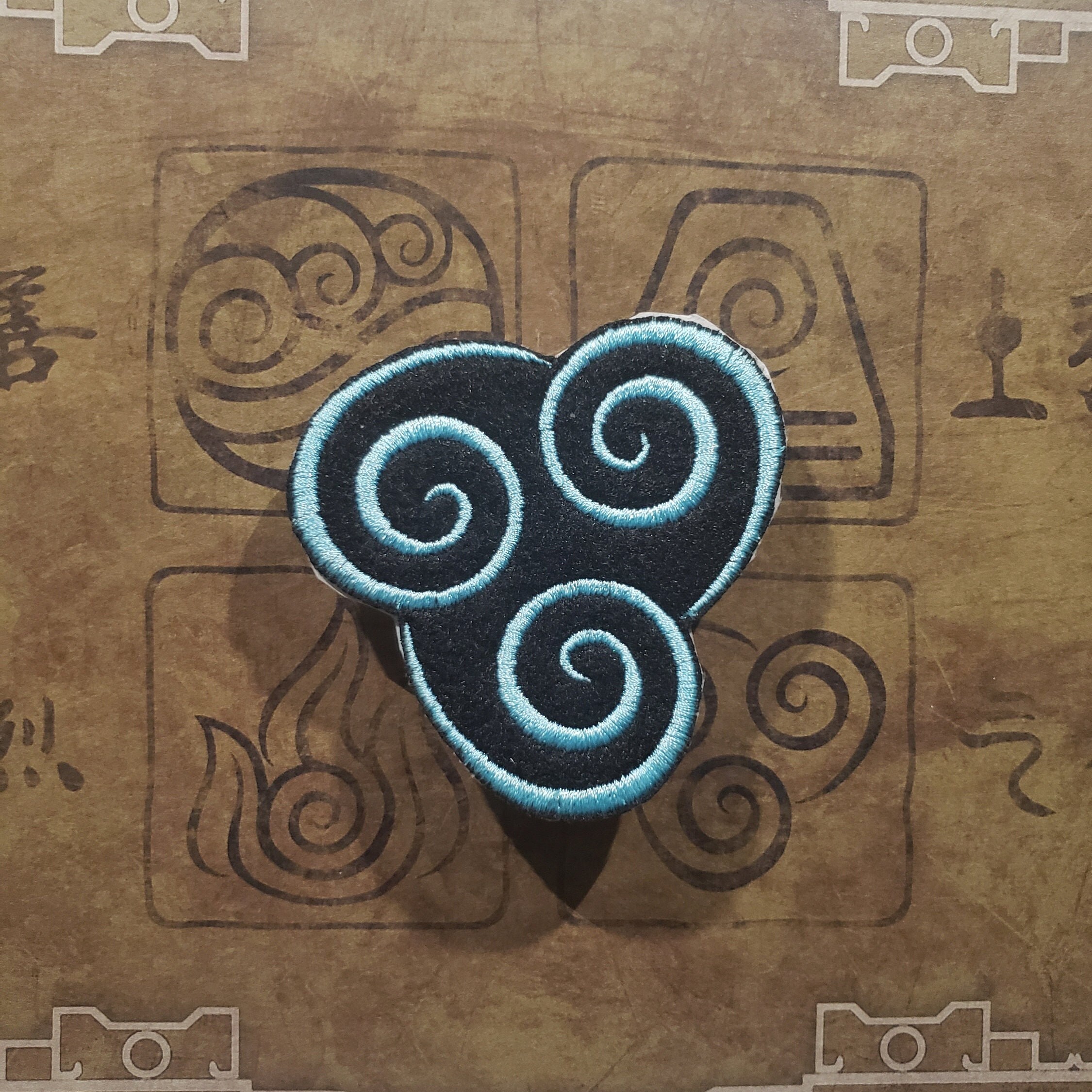 Air Element Avatar Symbol Iron on Patch - Etsy