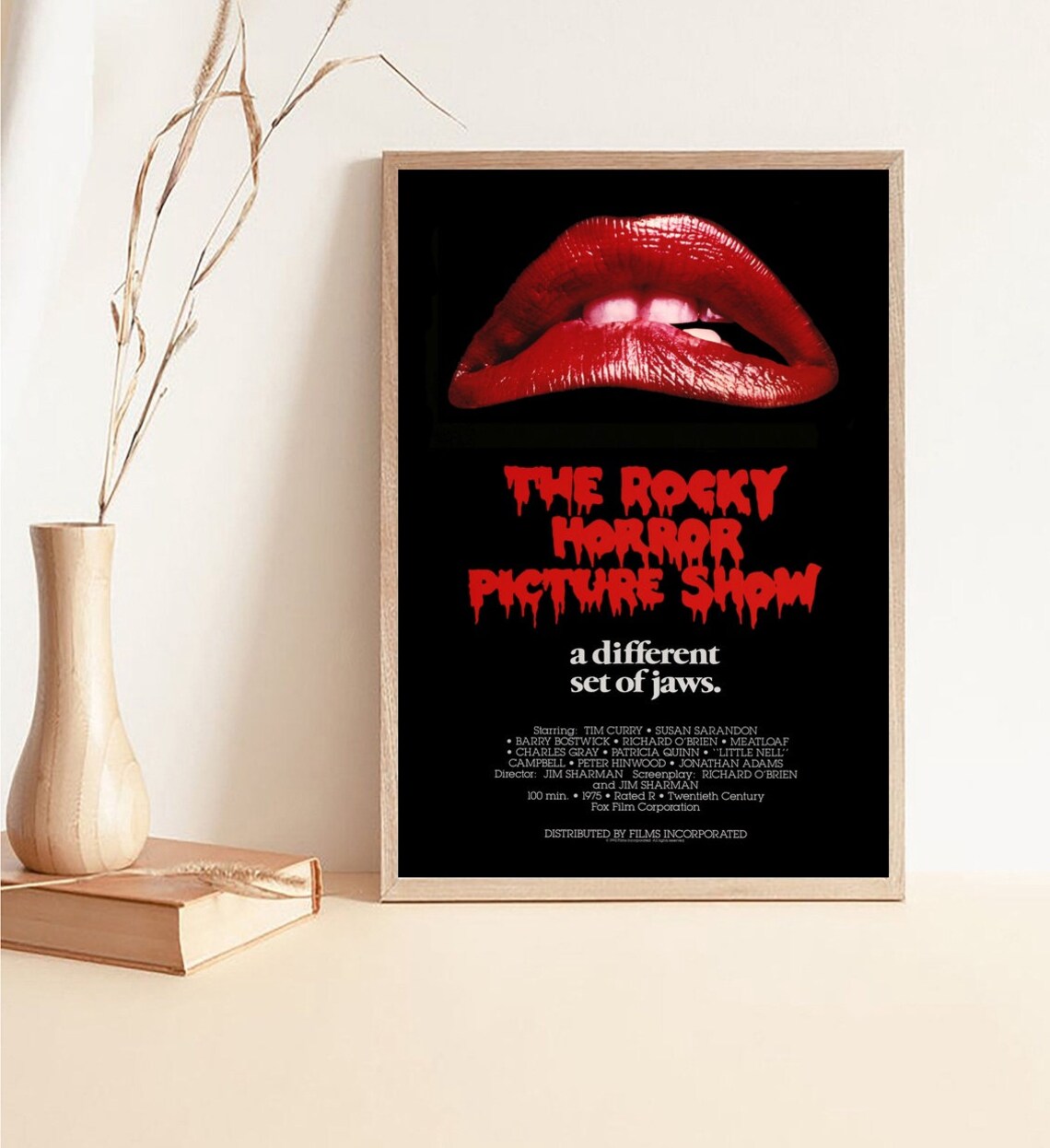 The Rocky Horror Picture Show Lips Film Poster The Rocky Etsy