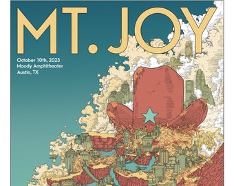 Mt Joy at Moody Amphitheater - Art by Taylor C Adams